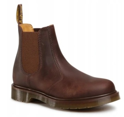 DR.MARTENS BOTKI BRĄZOWE SKÓRZANE UNISEX 38 1ŻDA