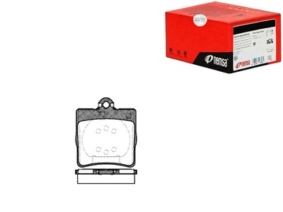 Remsa 0678.00 набір гальмівних колодок гальмівних, гальма дискові фото №1