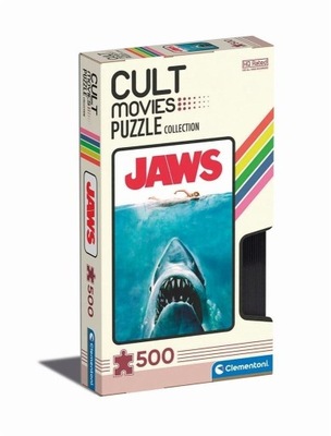 PUZZLE 500 CULT MOVIES JAWS, CLEMENTONI