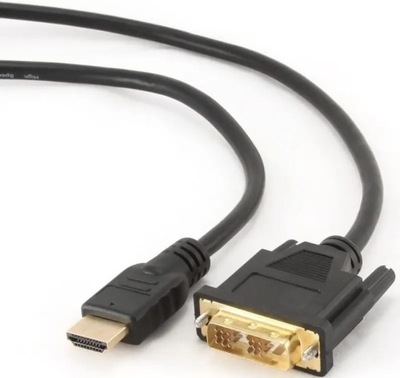 Kabel HDMI-DVI Gembird 1.8M pozłacane końcówki