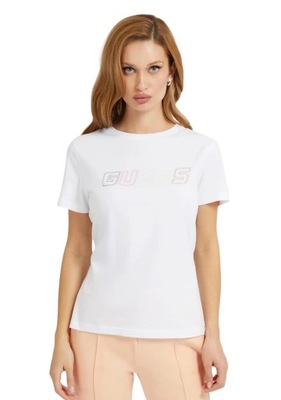 GUESS T-Shirt damski V3RI04 I3Z14 biały XS