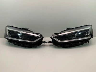 AUDI A5 8W FAROS PARTE DELANTERA PARTE DELANTERA COMPLETO DIODO LUMINOSO LED COMPUESTO UK 