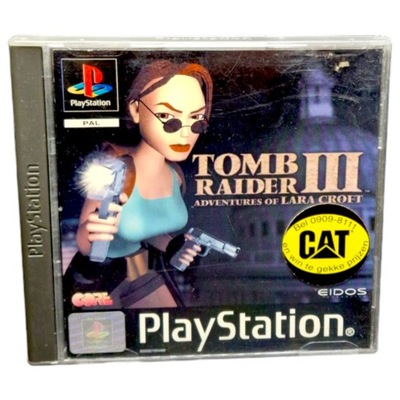Gra Tomb Raider III / Wydanie 3xA / PS1 Sony PlayStation (PSX)