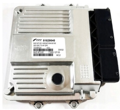 COMPUTADOR ECU FIAT 500 1.3 51829540 MJD6F3.B1  