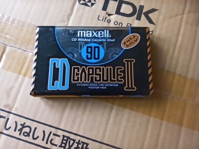 Maxell Capsule II 90 1990r. NOWA 1szt,