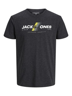 JACK & JONES - t-shirt podkoszulek czarny S