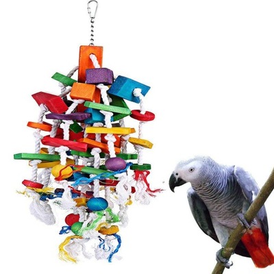 1pc papuga zabawki Ptak gryźć zabawki