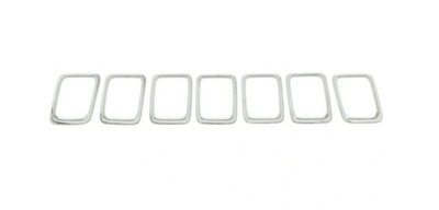 2017 2019 2021 jeep compass compas решётка радиатора решётки хром фото №1