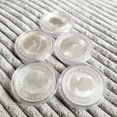 10 srebrnych monet 1 oz
