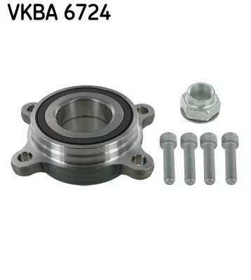 SKF TENSIONERS PUMP VKBA6724 SET BEARING WHEELS HUB  