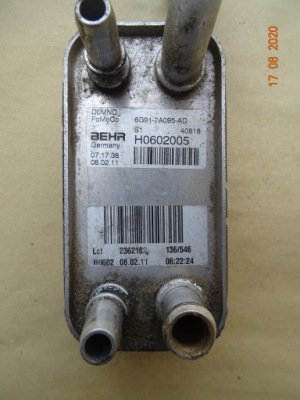 Ford s-max galaxy mk3 2.0 tdci радиатор масла фото №1