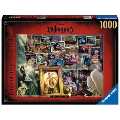 Ravensburger Puzzle 1000 Villainous Cruella de Mon