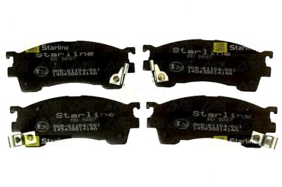 Starline гальмівні колодки гальмівні mazda 323f 2 kpl фото №1