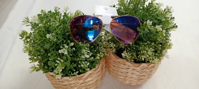 H&M okulary przeciwsłoneczne ZŁOTE A753