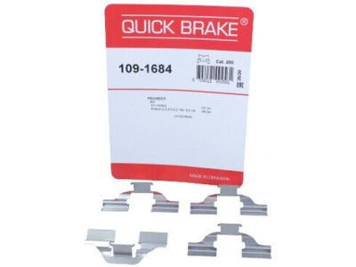 JUEGO DE MONTAJE ZAPATAS PARTE TRASERA QUICK BRAKE 109-1684  