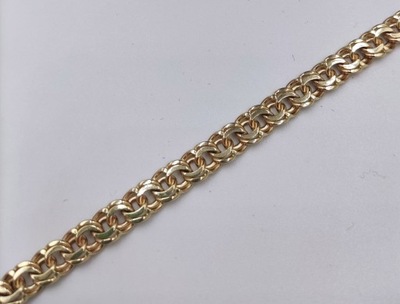 Złoty łańcuch męski próby 585 Garibaldi 29 g 55,5 cm