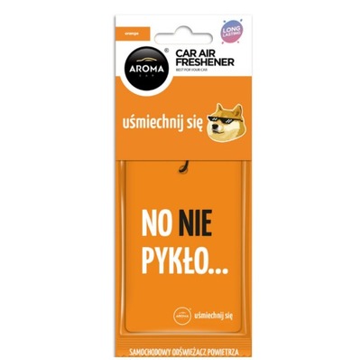 ZAPACH NO NIE PYKŁO ZAWIESZKA ZAPACHOWA AROMA ORANGE