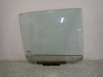 Hyundai getz 02- скло двері задня права фото №1