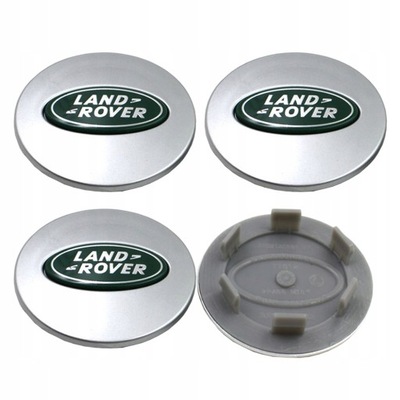 LAND ROVER CAP CUP NUTS KAPSLE CAP 62MM 4 PCS.  