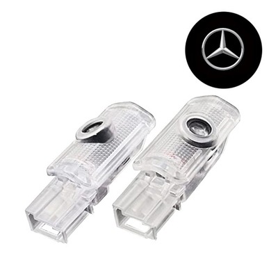 2 PIEZAS MERCEDES-BENZ W215 W164 X164 LOGOTIPO PROYECTOR  