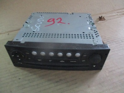 RADIO GROTUVAS SU RADIJO IMTUVU PEUGEOT CITROEN FIAT 96639628XT 