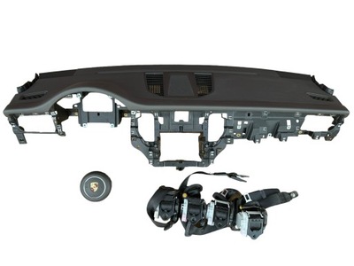 Консоль приборная панель подушка безопасности ремни оригинал porsche macan 95b фото №1