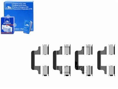 Ate набор монтажный тормозных колодок audi a3 vw eos passat фото №1