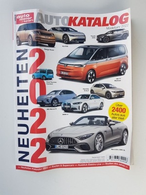 Samochody świata 2022 - auto katalog / uszk. okładka NOWY 24h