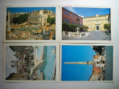 Rzym... - 4 pocztówki.