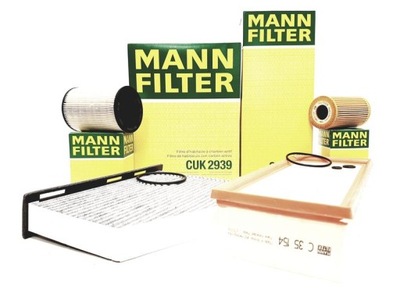 MANN SET FILTERS VW JETTA III IV 1.6 2.0 TDI  