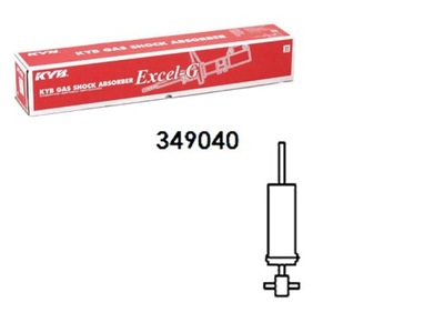 Kyb 349040 амортизатор фото №1