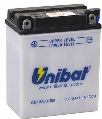 BATERÍA UNIBAT CB12A-B 12AH XL600V TRANSALP  