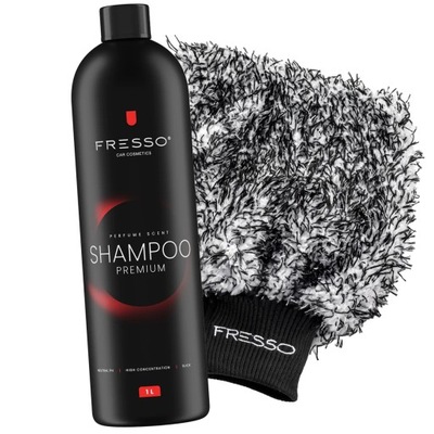 Fresso Shampoo szampon samochodowy ZESTAW do mycia samochodu rękawica Cody