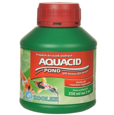 Zoolek AQUACID POND 250ml - obniża PH wody