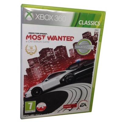 NFS Need for Speed Most Wanted X360 PL