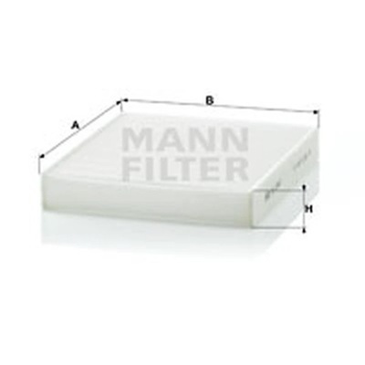 FILTR, VENTILACIÓN PRZESTRZENI PASAZERSKIEJ MANN-FILTER CU 2440  