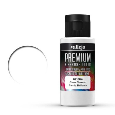 Vallejo 62064 Gloss Varnish 60ml - Premium Color