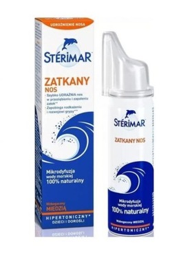 Sterimar Zatkany Nos woda morska z miedzią 50 ml