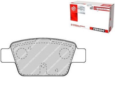 КОЛОДКИ ГАЛЬМІВНІ FIAT ЗАД STILO 01- FERODO