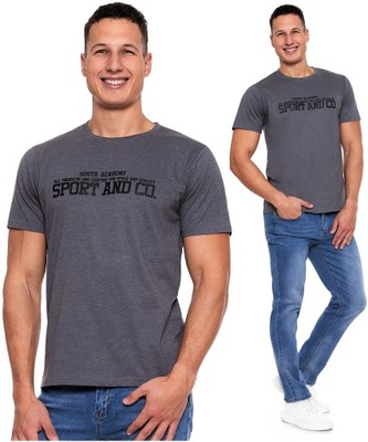 T-Shirt Męski Koszulka Męska z Nadrukiem MORAJ XL