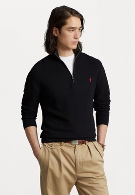 Sweter z bawełny półgolf Polo Ralph Lauren XL