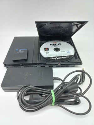 Konsola Playstation 2 Slim + 8 gier + 3 pady + karta pamięci 8MB