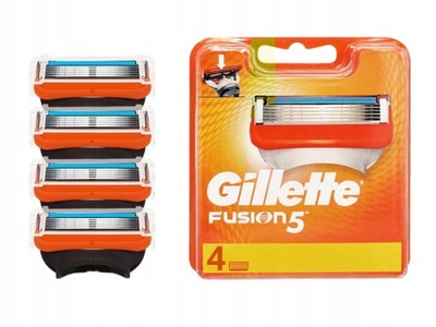 Wkłady do maszynki Gillette Fusion5 4 sztuki