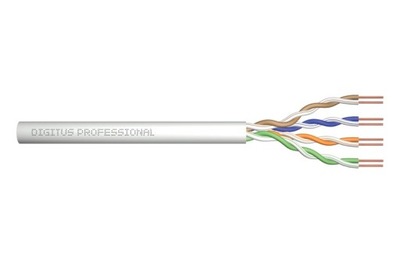 DIGITUS Kabel U/UTP kat5e, CU, drut AWG24/1 100m