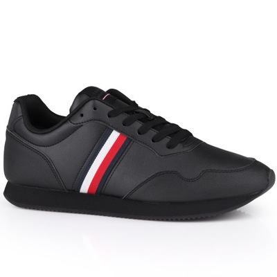 Buty Tommy Hilfiger CORE LO RUNNER PU LTH
