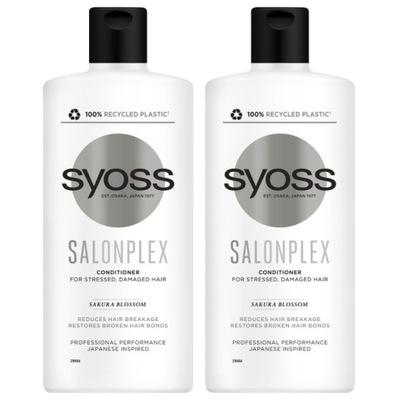 Syoss Salonplex odżywka do włosów 2 x 440ml