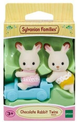 SYLVANIAN Bliźniaki królików z czekoladowymi