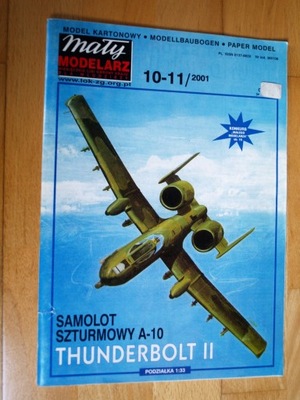 Mały Modelarz 10-11/2001 A-10 THUNDERBOLT II