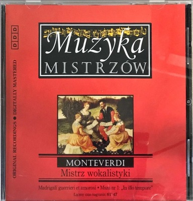 CD MONTEVERDI MISTRZ WOKALISTYKI