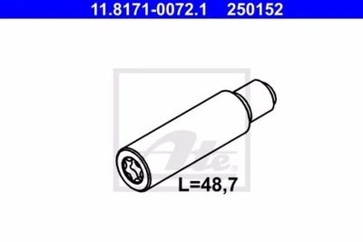 11.8171-0072.1/ATE STRYPAS SUPORTAI HAM.MERCEDES E W211 02- 